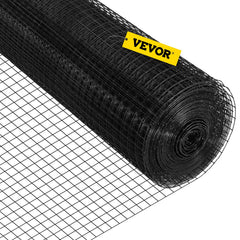 Hardware Cloth, 24\" x50\' & 1\"x1\" Mesh Size, Galvanized Steel Vinyl Coated 16 Gauge Welded Wire with A Cutting Plier & A Pair of Fabric Gloves, for Garden Fencing