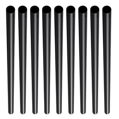 Staircase Metal Balusters, 3/4'' Round x 32'' Long Aluminum Decorative Banister Spindles, 101 Pack Deck Baluster with Screws, Classic Hollow Deck Railing Satin Black Powder Coated for Porch