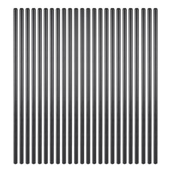 Staircase Balusters 101 Pack, 32 In Aluminum Stair Balusters, 3/4 In Water-Proof Round Metal Spindle Railing, Hollow Deck Railing with Rail Caps & Screws for Stairs, Porch, Patio, Fence, Black
