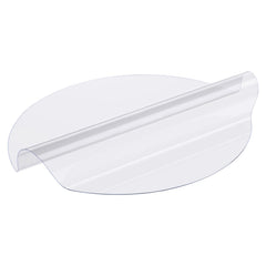 Plastic Table Cover, 48 x 48 Inch 2.0 mm Thick Clear Table Protector, Round PVC Desk Mat, Waterproof & Easy Cleaning Desk Pad Tablecloth, for Office Dresser Dining Room Table Night Stand
