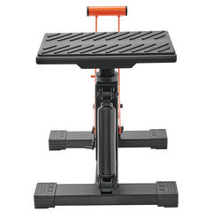 Dirt Bike Lift Stand, Motorcycle Jack Lift Stand 440 lbs Capacity and Hydraulic Lift Operation, Adjustable Height Hoist Table, for Dirt Pit Bike Repair, Maintenance, Dirt Bike Accessories