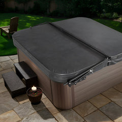 Hot Tub Cover Lift, Spa Cover Lift, Hydraulic, Width 175.26cm - 254.11cm Adjustable, Installed on Both Sides at the Top, Suitable for Various Sizes of Rectangular Bathtubs, Hot Tubs, Spa