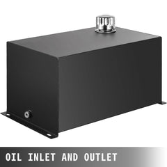 Hydraulic Fluid Reservoir Tank 10 Gallon Hydraulic Oil Reservoir Hydraulic Steel Tank Reservoir, Hydraulic Oil Tank Reservoir, Hydraulic Reservoir with a Temp Gauge