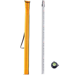 Measuring Rod 16-Feet/10ths 4 Sections Telescopic Grade Rod 1/10ft w/ Bag