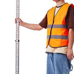 Measuring Rod 16-Feet/10ths 4 Sections Telescopic Grade Rod 1/10ft w/ Bag