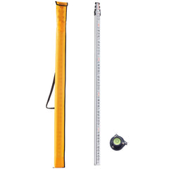 Measuring Rod 16-Feet/8ths 4 Sections Telescopic Grade Rod 1/8in w/ Bag
