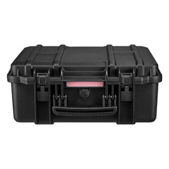 Hard Pistol Case, Heavy Duty Hard Gun Case with XPE Foam Lining, Waterproof Pistol Storage Box with Customizable Interior & Handle for Gun, Lenses, Camera, Gear, TSA Compliant, 491x434x211 mm