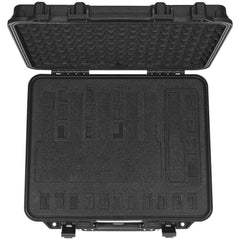 Hard Pistol Cases with Pre-cut Lining Lockable Pistol Case for 6 Pistol