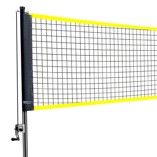 Badminton Net Set, Outdoor Backyard Beach Park Badminton Net, Portable Badminton Equipment Set, Adults Kids Badminton Net with Poles, Carrying Bag, 4 Iron Rackets, and 3 Nylon Shuttlecocks