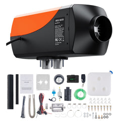 Bluetooth App Control Diesel Air Heater, 12V 5KW Diesel Heater with Automatic Altitude Adjustment, Remote Control and LCD, Diesel Parking Heater for RV Trailer Camper Van Boat And Indoors