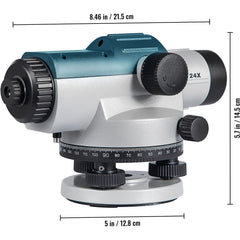 Automatic Optical Level 24X Optical Auto Level Kit High Precision Height/Distance/Angle Level Measure Builders Level with Magnetic Dampened Compensator and Transport Lock, IP54 Waterproof
