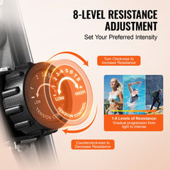 Folding Exercise Bike, Foldable Fitness Stationary Bike, Adjustable Magnetic Resistance Stationary Bike, Upright Indoor Cycling Bike for Home Gym Workout, Comfortable Seat Cushion, LCD Monitor