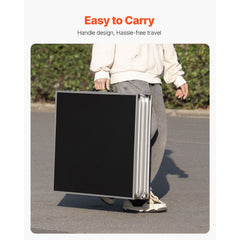 2.4 m Folding Beer Pong Tailgate Table Party Drinking Game Carrying Handle