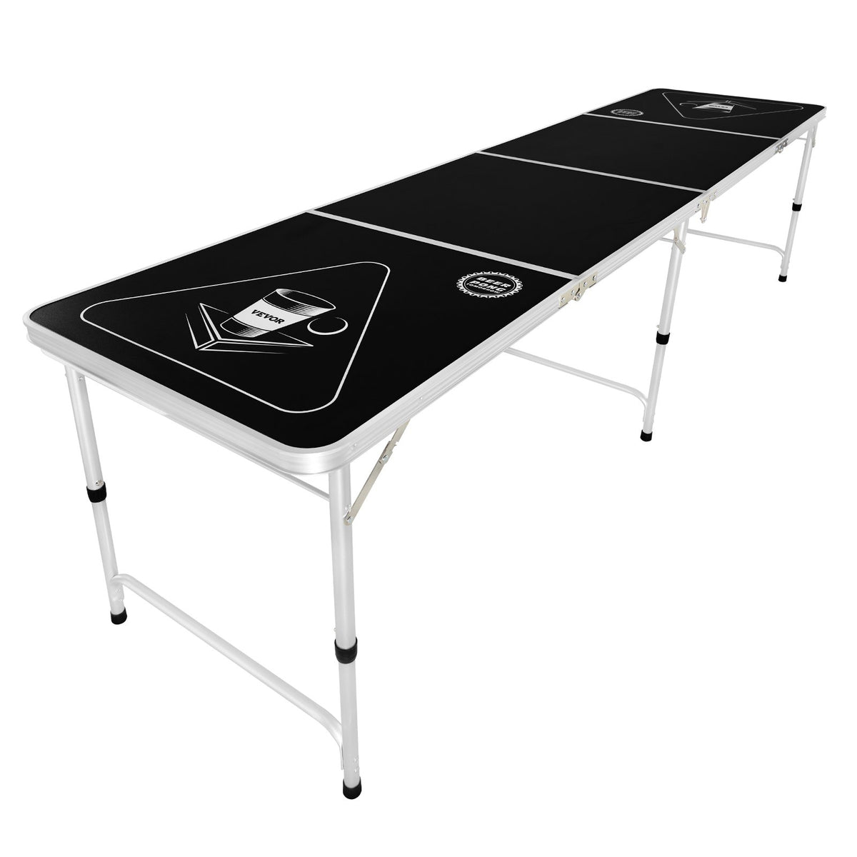 2.4 m Folding Beer Pong Tailgate Table Party Drinking Game Carrying Handle
