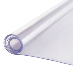 Plastic Table Cover, 40 x 60 Inch 2.0 mm Thick Clear Table Protector, Rectangle PVC Desk Mat, Waterproof & Easy Cleaning Desk Pad Tablecloth, for Office Dresser Dining Room Table Night Stand
