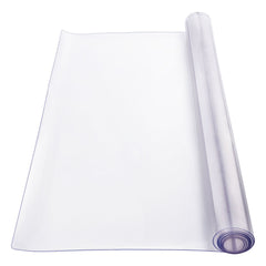 Plastic Table Cover, 42 x 60 Inch 2.0 mm Thick Clear Table Protector, Rectangle PVC Desk Mat, Waterproof & Easy Cleaning Desk Pad Tablecloth, for Office Dresser Dining Room Table Night Stand