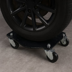 Car Dolly Wheel Tire Dolly 4 PCS Heavy Duty Skate Auto Repair Dolly 6000LB