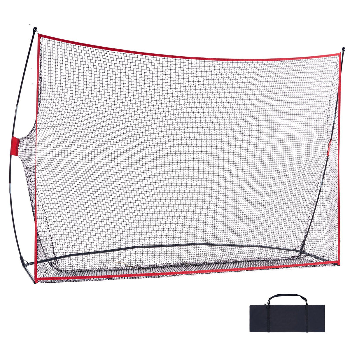 Golf Practice Hitting Net, Huge 10.8x7ft Golf Net, Personal Driving Range for Indoor Outdoor Use, Portable Home Golf Aid Net with Solid Fiberglass Frame and Carry Bag, Gift for Men, Golf Lover