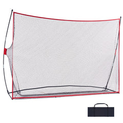 Golf Practice Hitting Net, Huge 10.8x7ft Golf Net, Personal Driving Range for Indoor Outdoor Use, Portable Home Golf Aid Net with Solid Fiberglass Frame and Carry Bag, Gift for Men, Golf Lover