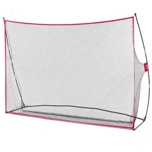 Golf Practice Hitting Net, Huge 10.8x7ft Golf Net, Personal Driving Range for Indoor Outdoor Use, Portable Home Golf Aid Net with Solid Fiberglass Frame and Carry Bag, Gift for Men, Golf Lover