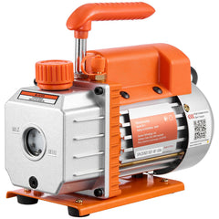 11.36 L Vacuum Chamber with Pump, 3.5 CFM 99 L/min, Single Stage Vacuum Pump, Stainless Steel Degassing Chamber Kit, Tempered Glass Lid, 1.5 m Hose, for Stabilizing Wood Degassing Silicone Resin