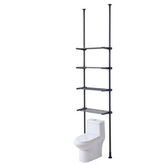 Over the Toilet Storage 4-Tier Bathroom Shelf Rack Space Saver Organizer