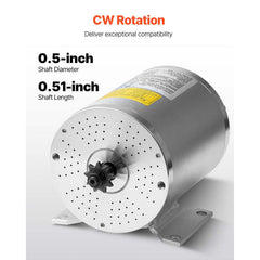 3000W Electric Brushless DC Motor, 72V 4900rpm Go Kart Electric Motor, Electric Dirt Bike Motor Engine for E-Bike Motorcycle Scooter DIY