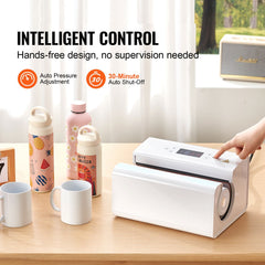 Auto Tumbler Heat Press Machine 325-887 ml Sublimation Mug Heat Press White