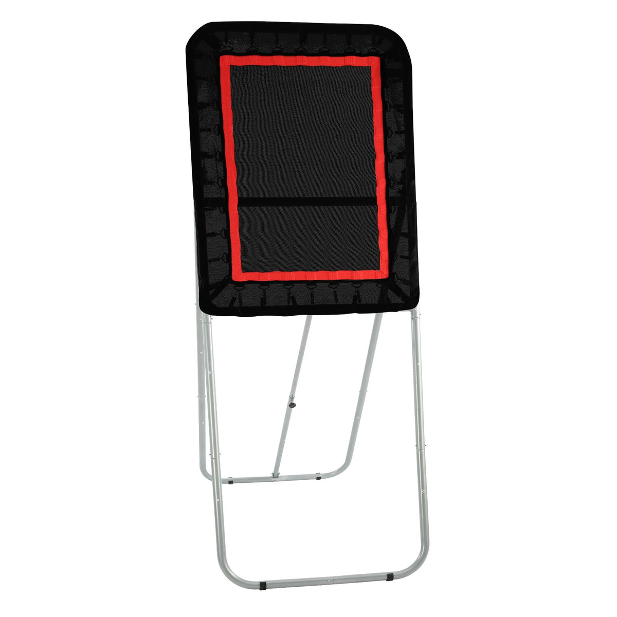 Folding Lacrosse Rebounder for Backyard, 3x4 Ft Volleyball Bounce Back Net, Pitchback Throwback Baseball Softball Return Training Screen, Adjustable Angle Shooting Practice Training Wall, Black