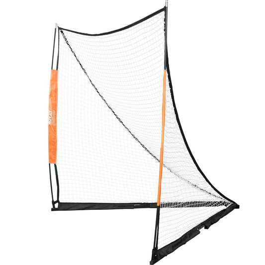 Lacrosse Goal, 1.8mx1.8m Lacrosse Net, Portable Lacrosse Goal with Carry Bag, Fiberglass Rod Backyard Lacrosse Training Equipment, Easy Setup Collegiate Goal, Perfect for Youth Adult Training