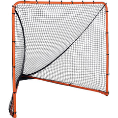 Lacrosse Goal, 1.8mx1.8m Lacrosse Net, Folding Portable Backyard Lacrosse Training Equipment, Steel Frame Training Net, Quick & Easy Setup Lacrosse Goal, Perfect for Youth Adult Training, Orange