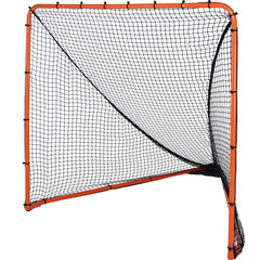 Lacrosse Goal, 1.8mx1.8m Lacrosse Net, Folding Portable Backyard Lacrosse Training Equipment, Steel Frame Training Net, Quick & Easy Setup Lacrosse Goal, Perfect for Youth Adult Training, Orange