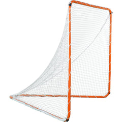 Lacrosse Goal, 6' x 6' Lacrosse Net, Steel Frame Backyard Lacrosse Training Equipment, Portable Lacrosse Goal with Carry Bag, Quick & Easy Setup, Perfect for Youth Adult Training, Orange
