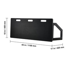 Soccer Rebounder Board, 115x45 cm Portable Soccer Wall with 2 Angles Rebound, Foldable HDPE Kickback Rebound Board, Soccer Training Equipment for Kids and Adults, Passing & Shooting Practice