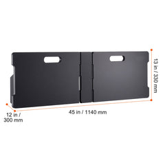 Soccer Rebounder Board, 45"X13" Portable Soccer Wall with 2 Angles Rebound, Foldable HDPE Kickback Rebound Board, Soccer Training Equipment for Kids and Adults, Passing & Shooting Practice