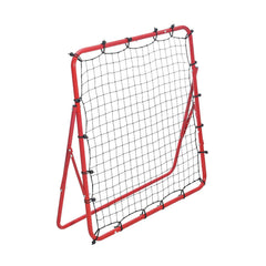 Soccer Rebounder Rebound Net, Kick-Back 100x100 cm, Portable Football Training Gifts, Fully Adjustable Angles Goal Net, Aids & Equipment for Kids Teens & All Ages, Easy Set Up & Perfect Storage