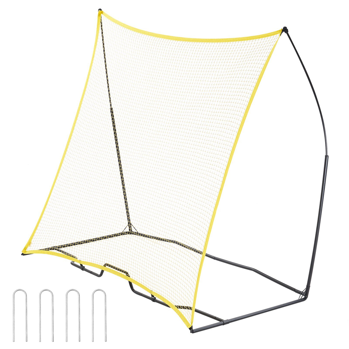7x7FT Soccer Rebounder Portable Soccer Trainer Net with Portable Bag