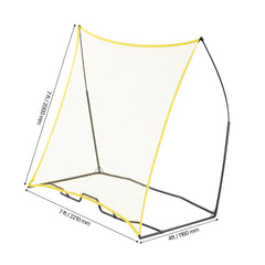 7x7FT Soccer Rebounder Portable Soccer Trainer Net with Portable Bag