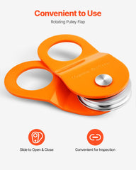 10 Ton Recovery Winch Snatch Block 22,000 lbs Capacity Off Road ATV UTV