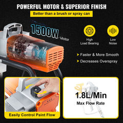High Pressure Airless Wall Paint Spray Gun Sprayer 600W Machine Spraying