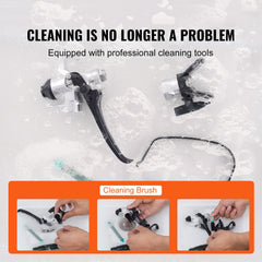 Stand Airless Paint Sprayer, 750W 3000PSI High Efficiency Electric Airless Sprayer, Fine And Even Painting Effect, Handheld Paint Sprayers for Home Interior and Exterior Furniture and Fences