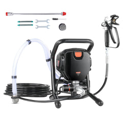Stand Airless Paint Sprayer, 750W 3000PSI High Efficiency Electric Airless Sprayer, Fine And Even Painting Effect, Handheld Paint Sprayers for Home Interior and Exterior Furniture and Fences