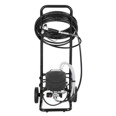 Stand Airless Paint Sprayer, 650W, 3000PSI High Pressure Airless Sprayer with Cart, Cleaning Brush, Hose, Extension Rod, Nozzles, Electric Spray Paint Machine for House Exterior and Interior