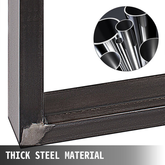 72 x 60 cm Dining Table Legs Office Table Legs Set of 2 Steel Table Legs Computer Desk Legs Steel Bench Legs Country Style Table Legs DIY Furniture Legs