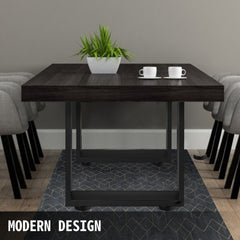 Black Metal Table Legs Set of 2 Steel Table Legs 800x720 MM Dining Table Legs Office Table Legs Computer Desk Legs Steel Bench Legs Country Style Table Legs DIY Furniture Legs