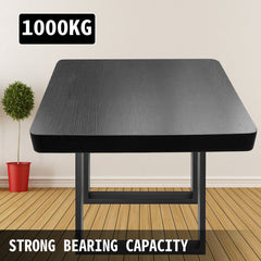 Black Metal Table Legs Set of 2 Steel Table Legs 35x28 Inch Dining Table Legs Office Table Legs Computer Desk Legs Steel Bench Legs Country Style Table Legs DIY Furniture Legs