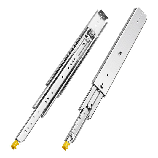 1 Pair 18-60 in Soft-Close Drawer Slides Ball Bearing Full Extension