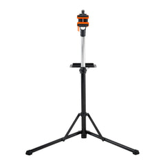 Bike Repair Stand, 66 lbs Heavy-duty Aluminum Bicycle Repair Stand, Adjustable Height Bike Maintenance Workstand with Magnetic Tool Tray Telescopic Arm, Foldable Bike Work Stand for Home, Shops