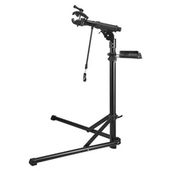 Bike Repair Stand, 38.56 kg Heavy-duty Bicycle Work Stand with 1035-1630 mm Adjustable Height & Magnetic Tool Tray, Foldable Bicycle Maintenance Rack, Shop Home Mechanics for Mountain & Road Bike