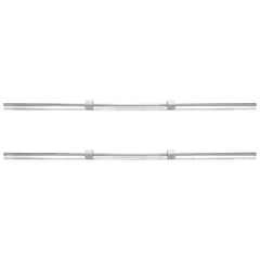 Linear Guide Rail Set, SBR20 1500mm, 2 PCS 59 in/1500 mm SBR20 Guide Rails and 4 PCS SBR20UU Slide Blocks, Linear Rails and Bearings Kit for Automated Machines DIY Project CNC Router Machines